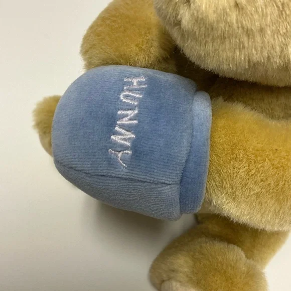 Vintage Gund Classic Pooh Plush Winnie the Pooh with Honey Pot Stuffed Animal - Picture 10 of 16